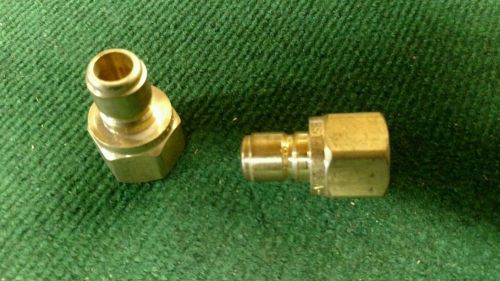 1/2&#034; npt female parker plug bst-n4 made in usa pressure washer qty. 2 for sale