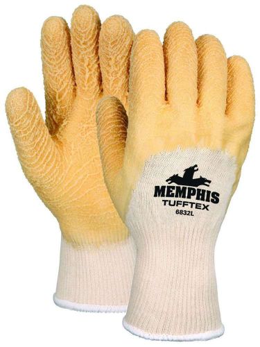 MCR Safety 6832S Tufftex Rubber Seamless String Knit Liner Men&#039;s Gloves with Cri