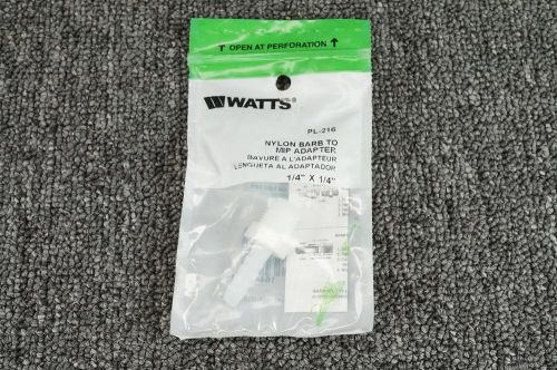 Watts Nylon Barb To MIP Adapter PL-216 1/4&#034; X 1/4&#034;
