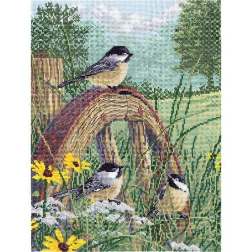 &#034;Meadow&#039;s Edge Counted Cross Stitch Kit-11&#034;&#034;X14&#034;&#034; 14 Count&#034;