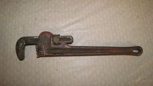 Ridgid 18&#034; heavy duty pipe wrench made in usa ridge tool co. for sale