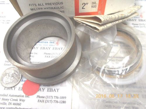 Miller 051-KR014-200 Hydraulic Cylinder Piston Rod Seal &amp; Bushing 2&#034;