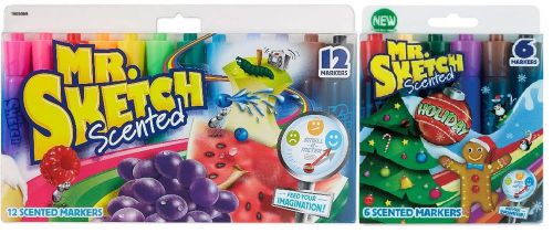 Mr. sketch scented markers 18 pack original and holiday markers for sale
