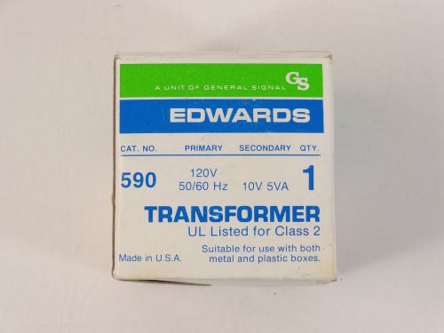 Edwards Transformer 10 Volt Model 590 New