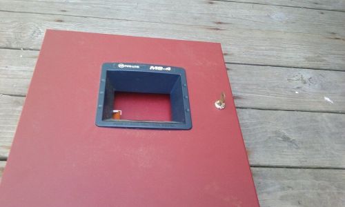 Honeywell fire-lite ms-4 fire alarm control panel (no motherboard) for sale