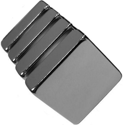 4 Neodymium Magnets 3/4 x 3/4 x 1/4 inch Block N48