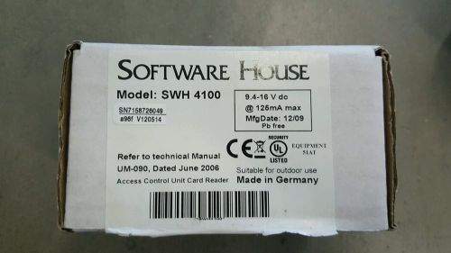 Software House SWH-4100 Multi-Technology Proximity Card Reader black