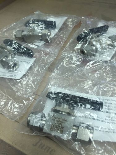 SS-43GS6    3/8 Swagelok Valves (Lot Of 4)  New In Factory Sealed Bags
