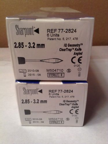 SHARPOINT MICROSURGICAL KNIFES REFERENCE 77-2824 TOTAL QUANTITY 12 NEW IN BOX