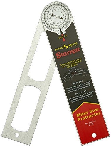 Starrett 505A-12 12&#034; - 300mm Aluminium Miter Protractor
