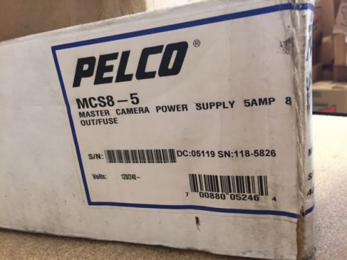 Pelco MCS8-5 Camera Power Supply 5amp 120/240V
