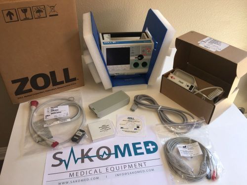 Zoll m series biphasic 3lead pacing spo2 aed -fr demo units for sale