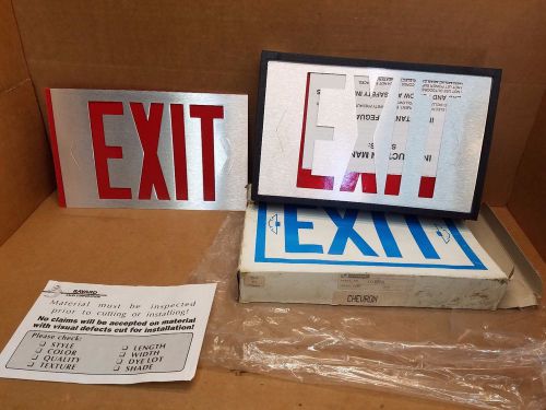 Lightalarms Xbra Emergency Exit Sign One or Two Side W/ Bulbs 120v New Old Stock