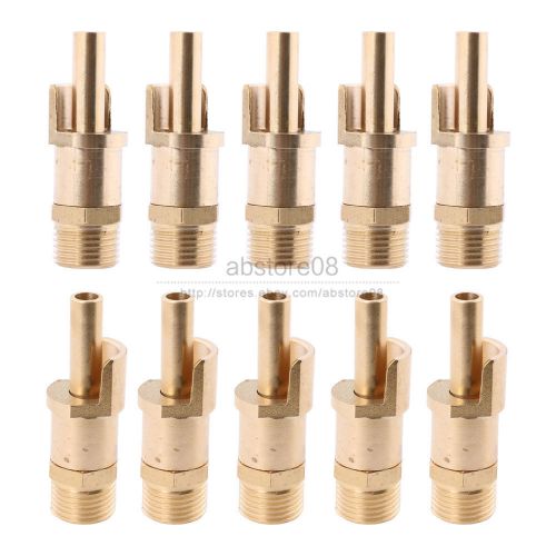 10pcs copper 1/2&#034; thread pig automatic nipple drinker waterer feeder for sale