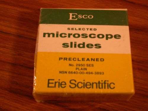 ESCO Precleaned Microscope Slides
