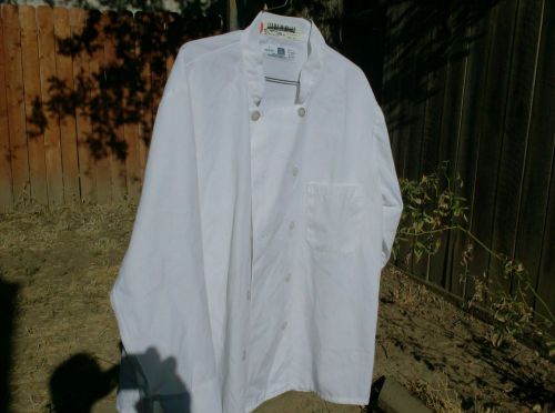 Chef Coat White and Black and White Check Chef Pants size XL $10.00 for Both