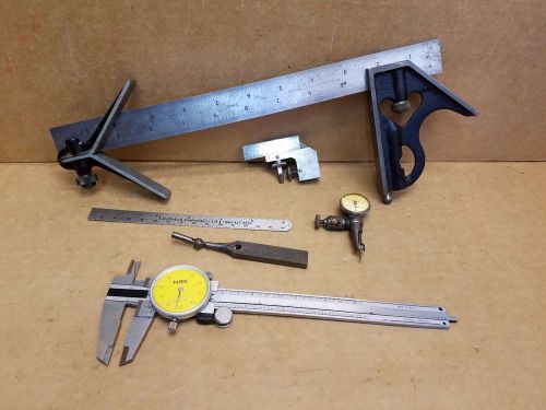 Lot of Machinists Tools, Starrett, Millers Falls, NSK Dial Caliper Micrometer