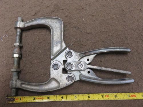 DE-STA-CO WIDE JAW TOGGLE C CLAMP VICE GRIPS AIRCRAFT USED GREAT CONDITION