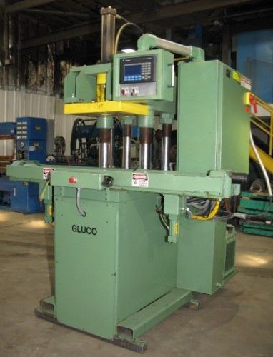Gluco 50 ton vertical thermoset injection/transfer press. shuttle. mod he50s. for sale