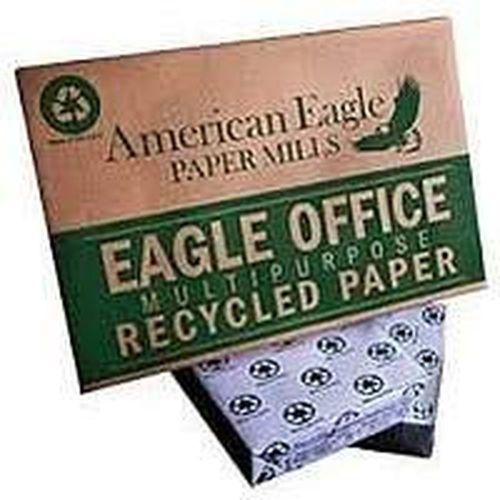 American eagle paper mills recycled copy paper 8 1/2 x 11 inch white 92 brigh... for sale