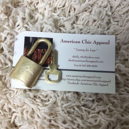 Authentic Louis Vuitton 1 Lock &amp; 1 key Set