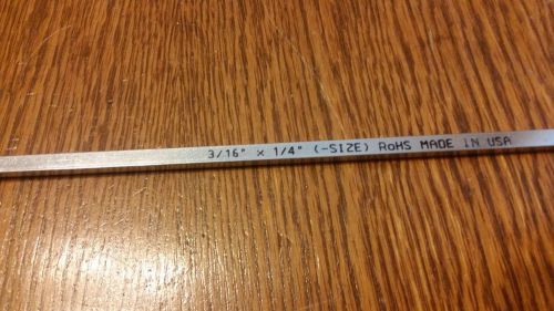 RoHS made in USA Steel Key Stock, Stand Tolerance, 3/16&#034; Thickness, 1/4&#034; Width