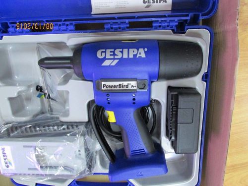 Gesipa powerbird pro gold 4400, 18v cordless riveting tool, nib, new in box for sale