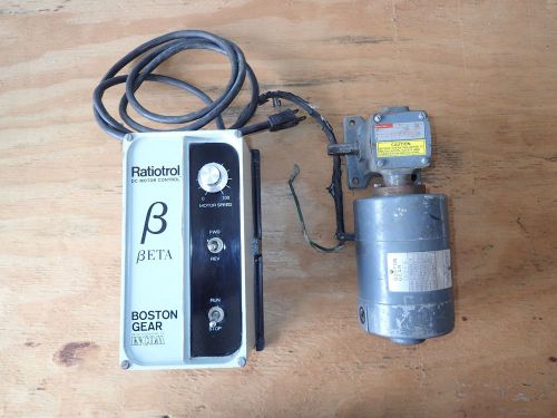 Boston gear ratiotrol rb1 dc motor control with boston gear angle gearmotor for sale