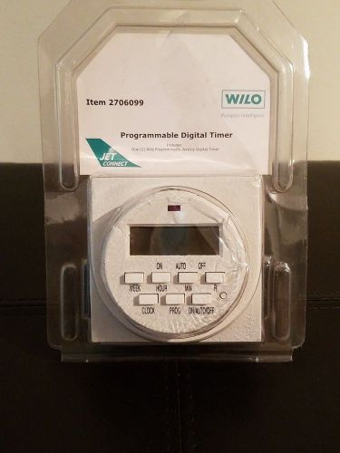 Wilo Electric Weekly Programmable 115V Digital Timer 2706099