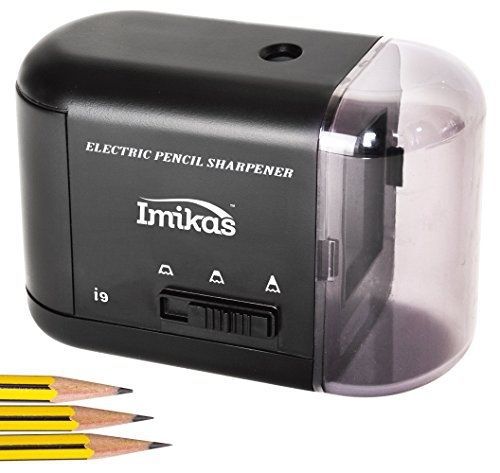 ImiKas Pencil Sharpener, Premium Electric Mechanical &amp; Battery Operated