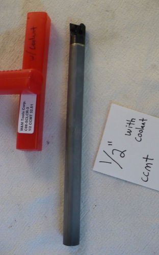 1 new 1/2&#034; carbide boring bar. takes ccmt 32.51 carbide insert. w/ coolant y285 for sale