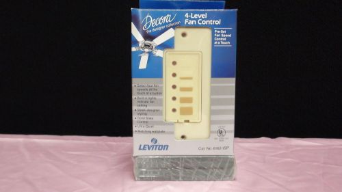 Fan control switch 4-level leviton model#6162-isp ivory for sale