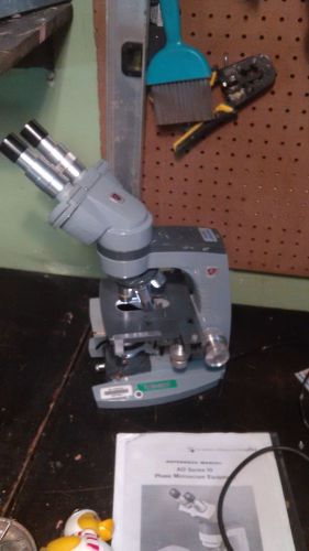 Refurbished americanoptical co.spencer microscope w/4 objectives model 1062-47 for sale