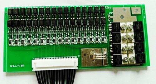48V 16 cells 30A LiFePo4 Lithium iron Battery BMS Protection Board balancing 16S