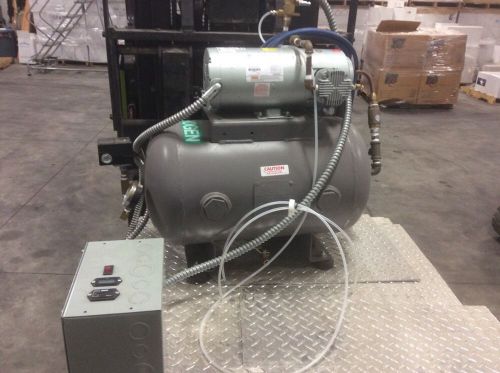Gast 5hcc piston air compressor with tank and upgraded nitrogen generator pump for sale