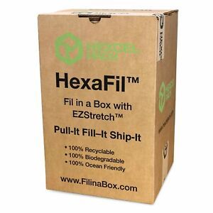 IDL Packaging HexaFil Cushioning Kraft Paper 15 X 1700&#039; In Self-Dispensed Box