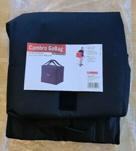 (1) NEW CAMBRO NYLON 12&#034; X 15&#034; X 15&#034; FOOD DELIVERY BAG, INSULATED FOOD CARRIER