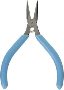 Sub-Miniature Needle Nose Plier with Light Blue Cushion Grip Handle Areas 4&#034;