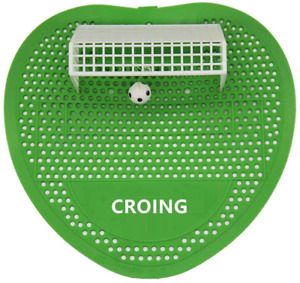 CROING Urinal Screen -12 Packs-30 Days Fragrance - Soccer Style