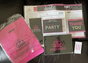 Paparazzi Jewelry Consultant Sales Supplies Lot Bags Planner Invites Checklists