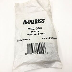 Devilbiss MBC-368 Retaining Ring 190238