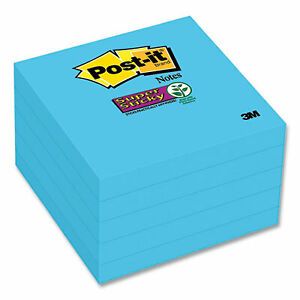Post-It Notes Super Sti Note,Note,3x3ss,Electric, 6545SSBE