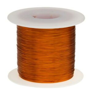 22 AWG Gauge Enameled Copper Magnet Wire 1.0 lbs 502&#039; Length 0.0281&#034; 240C Nat