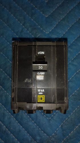 Square d  circuit breaker 240v 30a 3p 10kv for sale