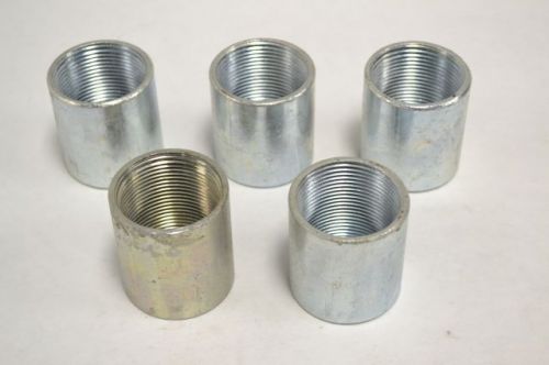 Lot 5 new t&amp;b straight coupling connector 1-1/4in npt b245058 for sale