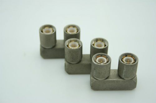 Mil-spec - lot of 3 din1.6 male rf coaxial jumper connector for sale