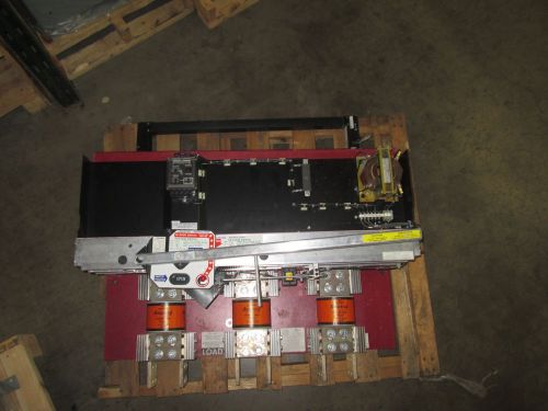 QA-3033-CBC Pringle 3000A 480V Switch Red Back w/ Shunt trip Plate Used E-OK