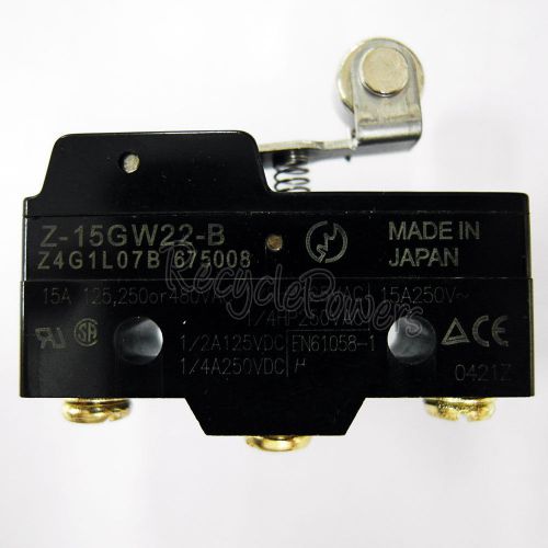 10 Z4G1L07B OMRON Limit Z-15GW22-B Basic Switch Normally Open 220V Hinge roller