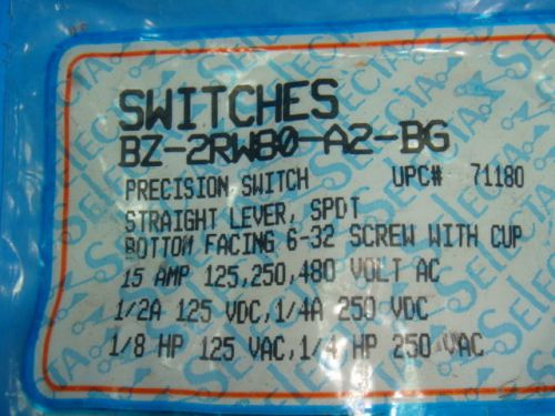 Selecta switch, bz-2rw80-a2-bg, limit switch, new, bz2rw80a2bg for sale