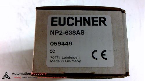 EUCHNER NP2-638AS SERIES NP2, SAFETY SWITCH,AC-15 4A 230V, NEW
